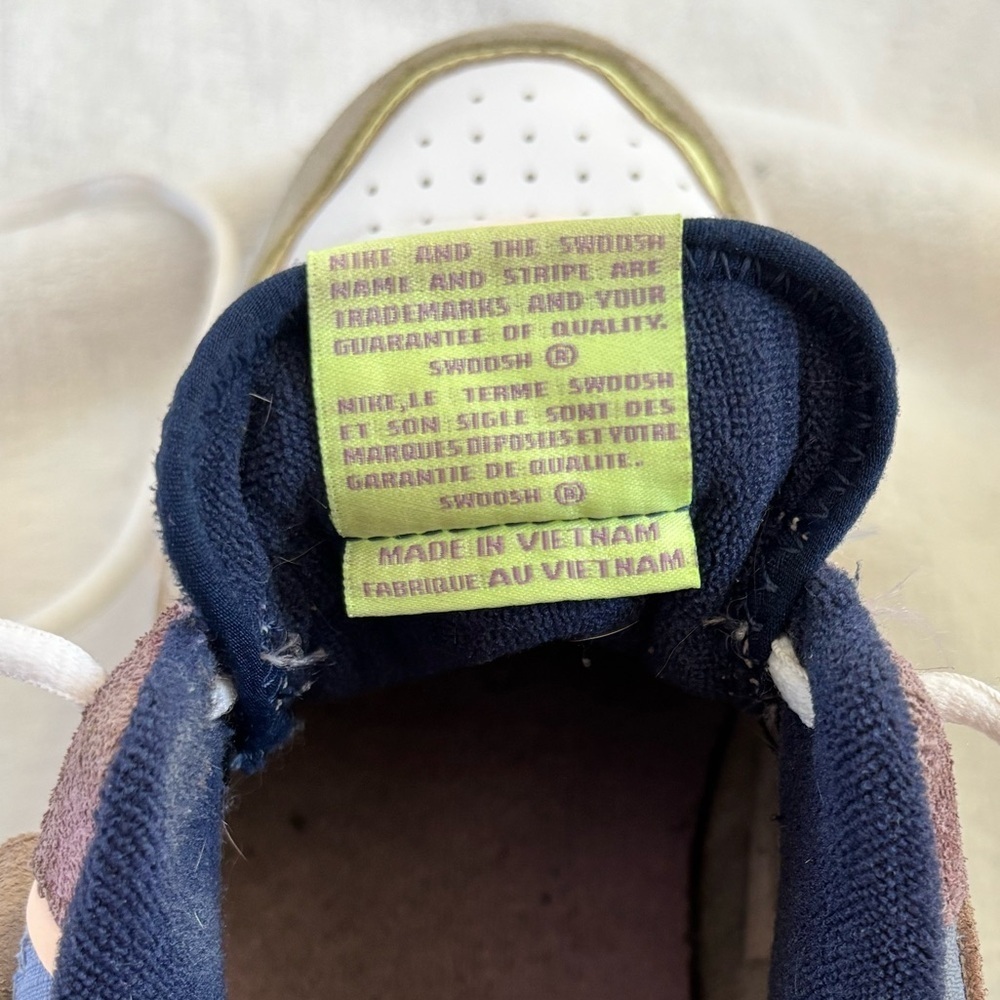 Nike Air Force 1 Shadow Multicolor Suede Sneakers Unisex CU8591-001 Size 9,5 - Picture 6 of 10